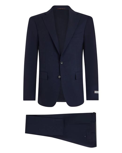 Canali Blue Wool Dress for men
