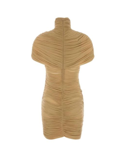 Magda Butrym Metallic Re26Dress35Beige