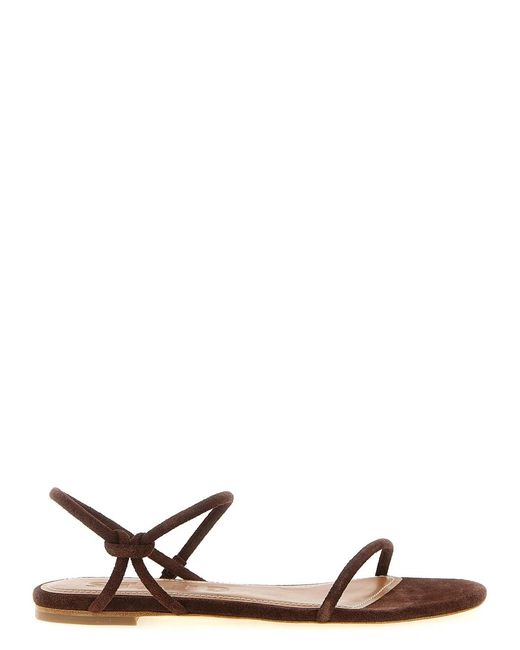 Staud White Laurel Sandals