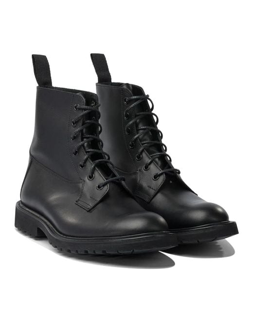 Tricker's Black "Burford" Ankle Boots for men