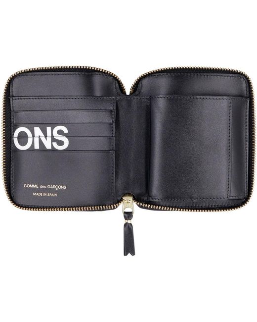 Comme des Garçons Black Wallet Huge Logo Wallet for men