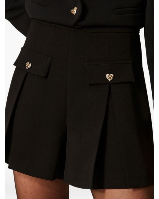 Twinset Black Polyester Shorts