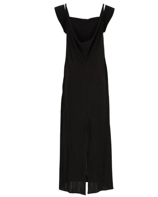 Bottega Veneta Black Intrecciato Strap Dress