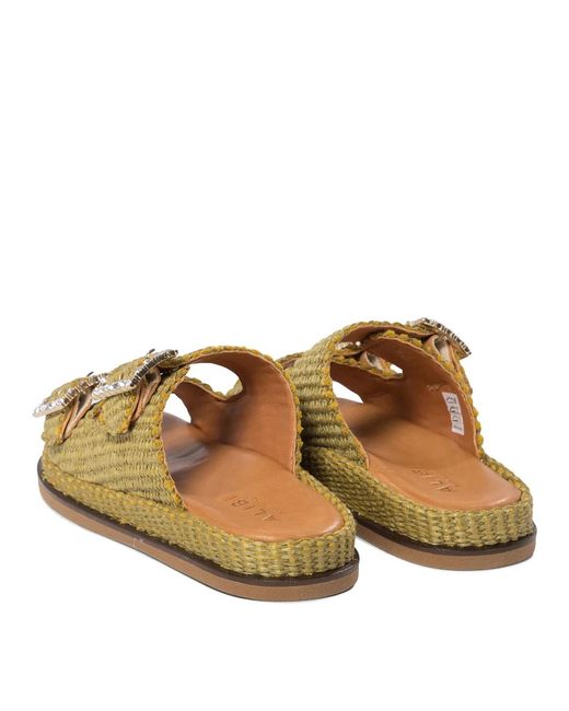 Alibi Green "Greta" Sandals