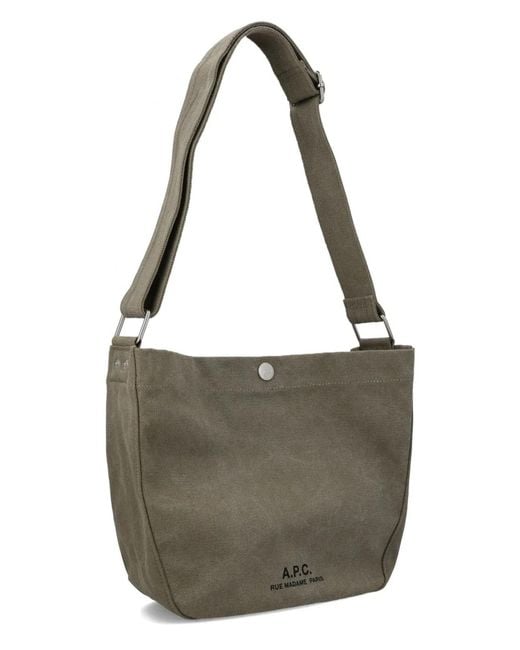 A.P.C. Metallic Bag "Besace Journal" for men