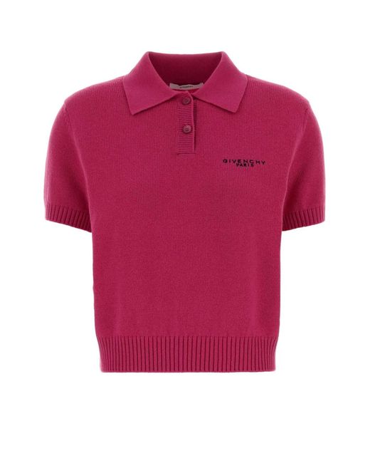 Givenchy Pink Short Sleeves Polo