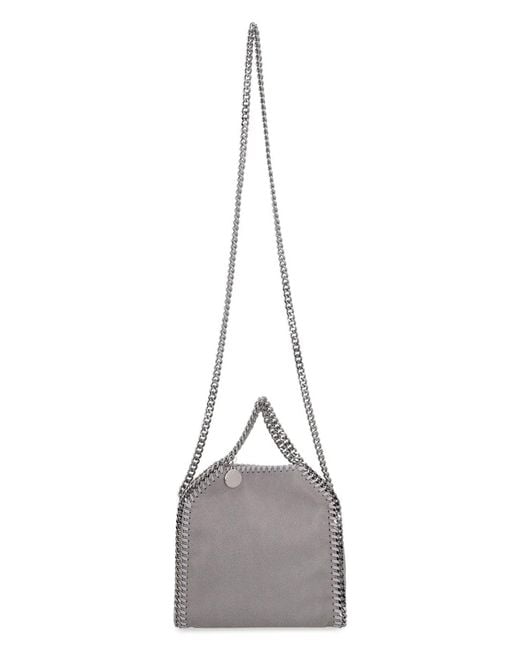 Stella McCartney Gray Falabella Tiny Mini Crossbody Bag