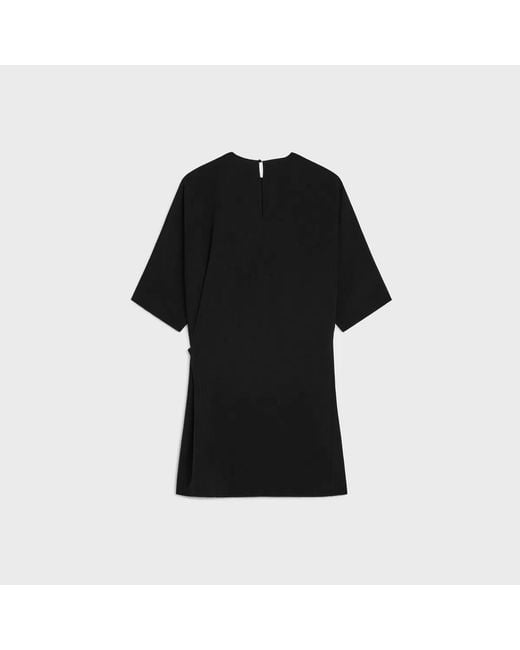 Céline Black Wrap Dress
