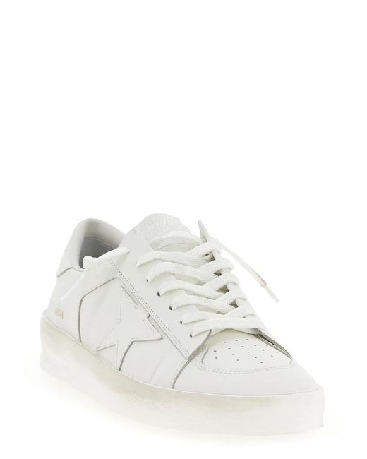 Golden Goose Deluxe Brand White 'Stardan' Sneakers for men