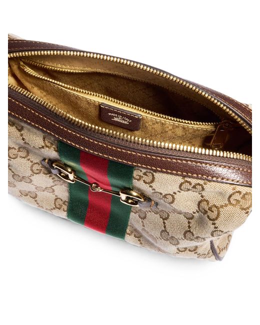 Gucci Natural Horsebit Web Small Camera Bag