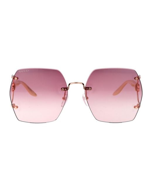 Gucci Pink Sunglasses Gg1562S 004 Ivory/17/140
