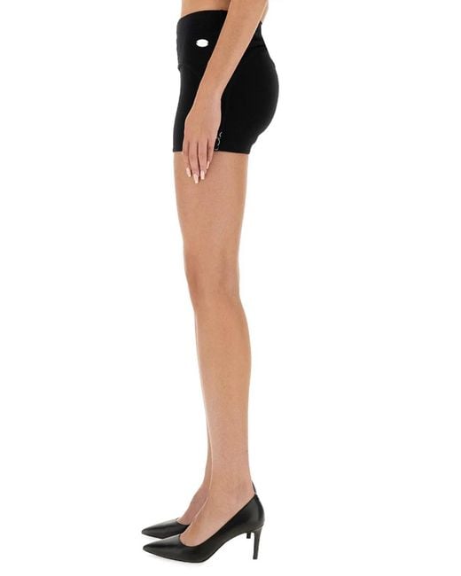 Jean Paul Gaultier Black Mini Shorts "The Garter"