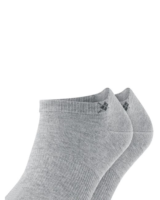 Burlington Gray Set Da 2 Calzini for men