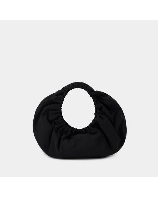 Alexander Wang Black Crescent Medium Shoulder Bag In Nylon