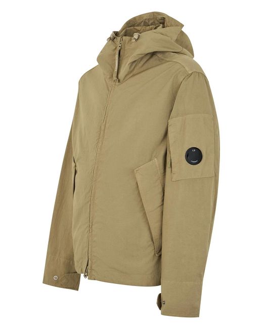C P Company Green C.P.Company Twill Jacket With Built-In Vest for men