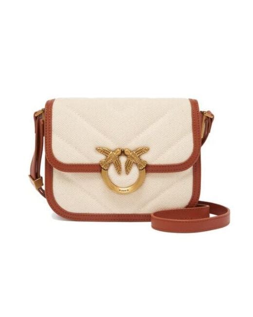 Pinko Black Foldover Bag, Adjustable Strap