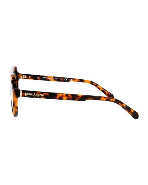 Palm Angels Brown Acetate Sunglasses