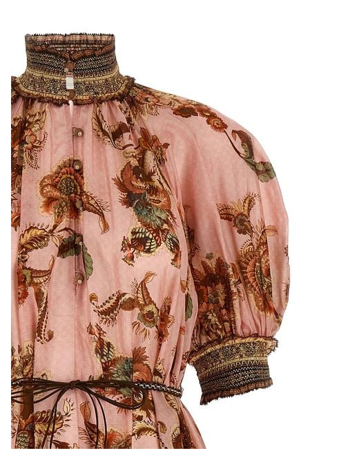 Zimmermann Multicolor 'Aster' Dress