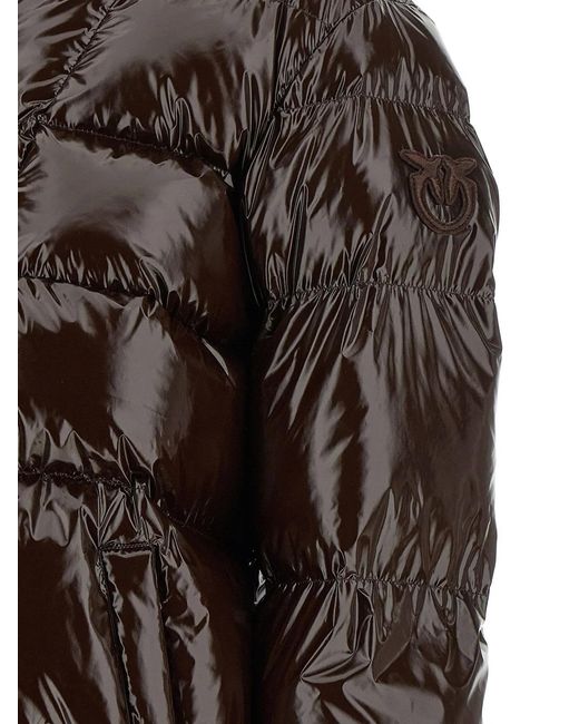 Pinko Brown 'Eleodoro' Down Jacket