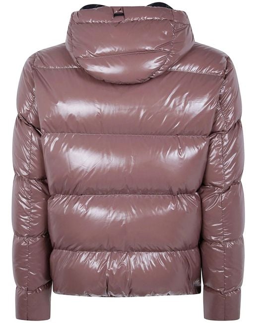 Herno Purple "Bomber Gloss" Jacket for men