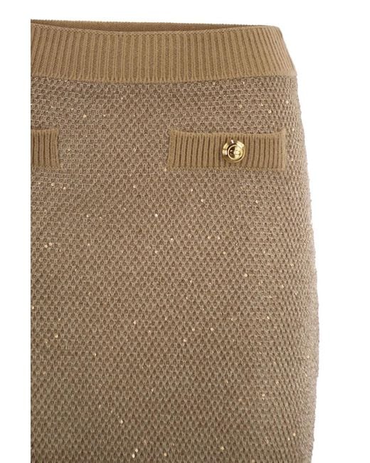 Elisabetta Franchi Natural Gonna