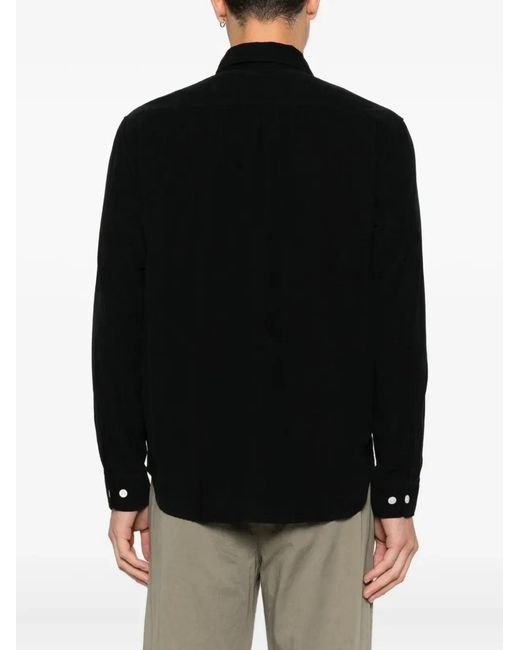 C P Company Black C.P.Company Buttoned Shirt for men