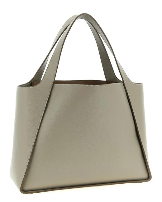 Stella McCartney Natural 'The Logo Bag' Shopping Bag