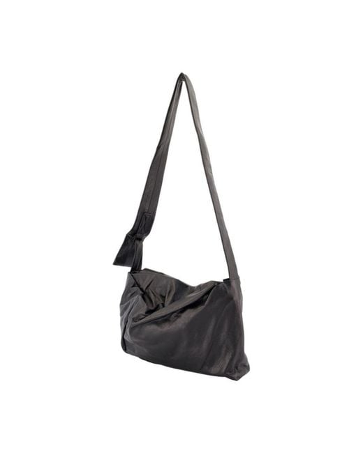 Yohji Yamamoto Black Puff S Shoulder Bag