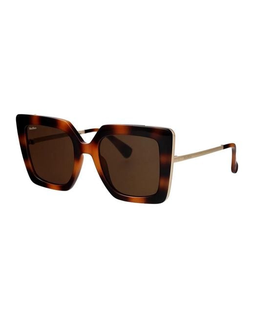 Max Mara Brown Injectate Sunglasses