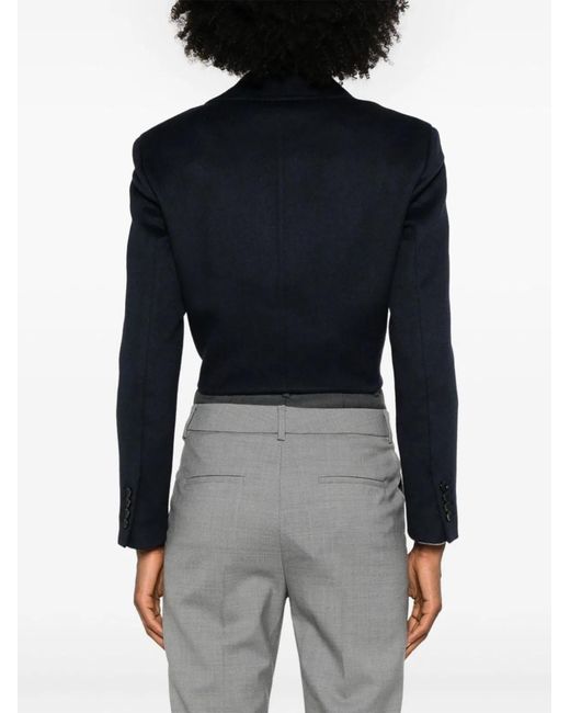 Max Mara Blue Wool Jacket