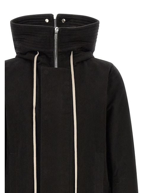 Rick Owens Black 'Megaparka' Parka for men