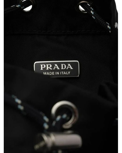 Prada Black Speedrock Pouch