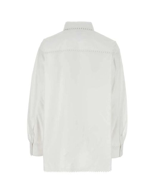 Bottega Veneta White Camicia