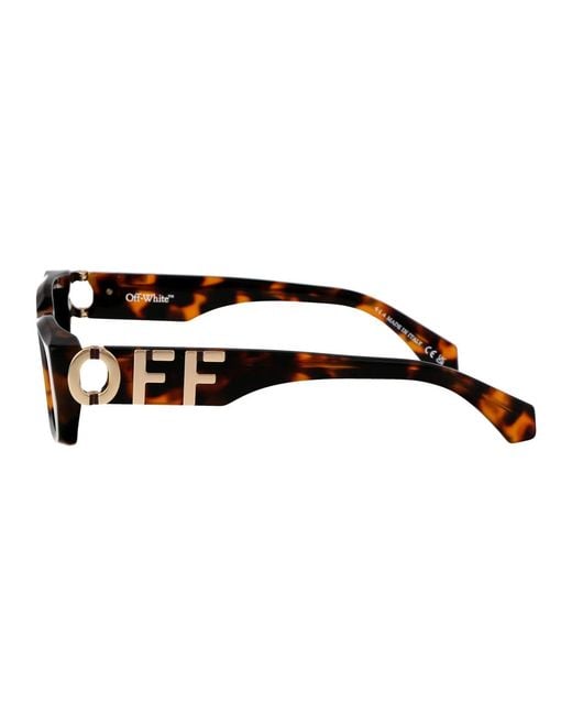 Off-White c/o Virgil Abloh Black Havana Dark Acetate Sunglasses