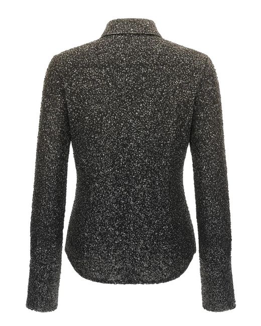 ROTATE BIRGER CHRISTENSEN Black Rotate Birger Christensen Shirt With Sequins