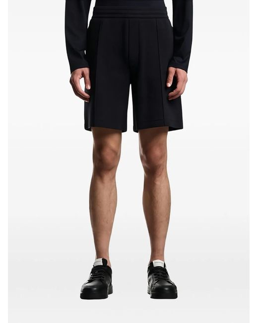 Emporio Armani Black Cotton Shorts for men