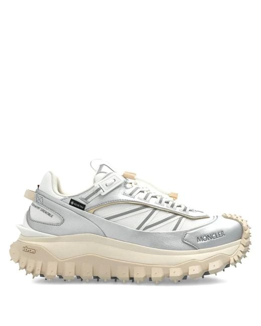 Moncler White "Trailgrip" Gtx Low Top Sneakers