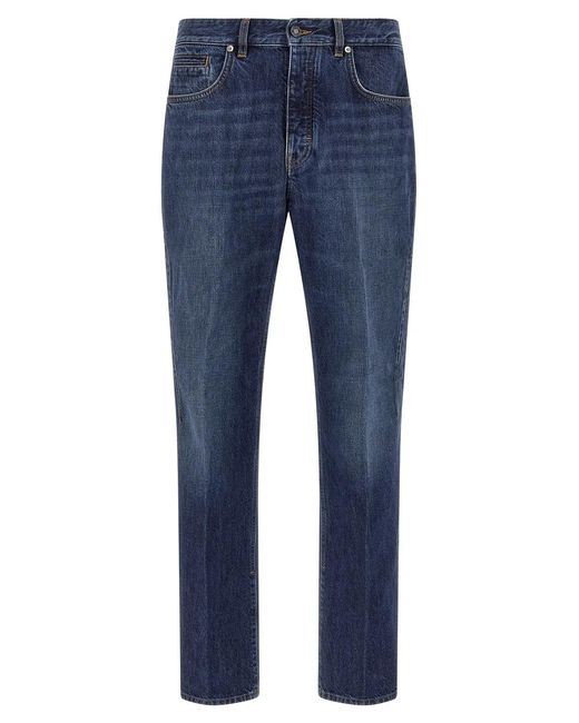 Givenchy Blue 'Straight' Jeans for men