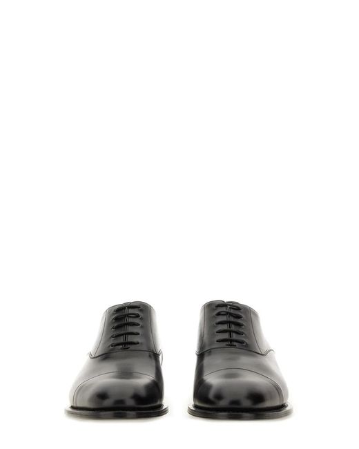 Saint Laurent Black Oxford Shoe "Adrien" for men