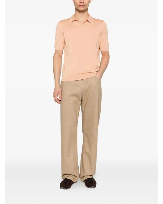 Tagliatore Pink Keith Polo for men