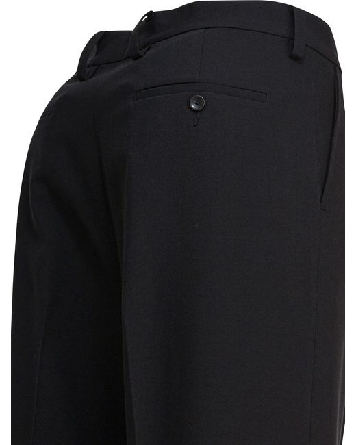 Vince Black Elastane Trousers for men