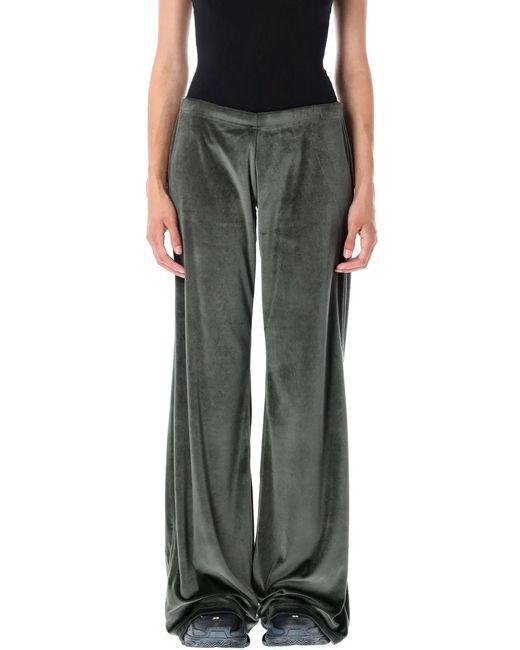 Balenciaga Black Bistretch Velvet Sweatpants
