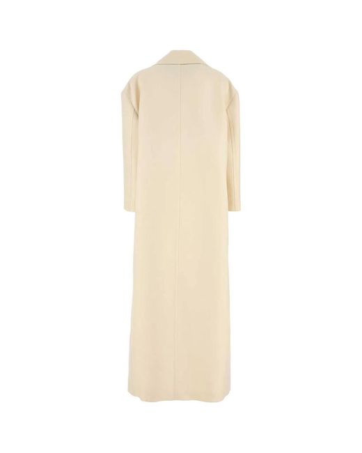 Gucci White Ivoryy Wool Blend Coat