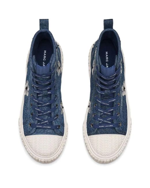 Marc Jacobs Blue The High Top Sneakers