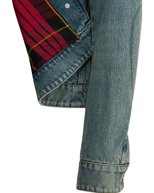 McQueen Blue Cotton Jacket