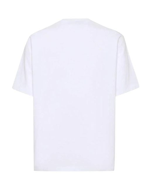DSquared² White Icon New Generation Loose Fit T-Shirt for men