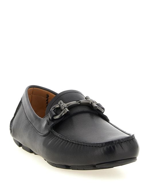 Ferragamo Black 'Parigi New' Loafers for men
