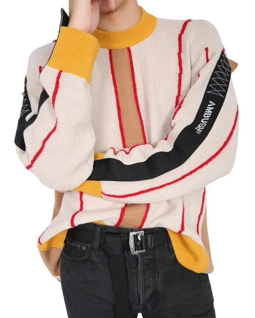 Ambush Natural Crew Neck Sweater for men