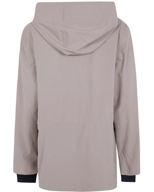 Rains Gray "Suva" Hardshell String Jacket