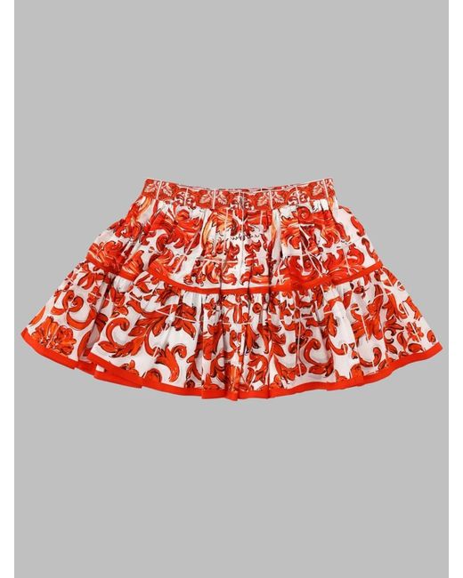 Dolce & Gabbana Red Dolce & Gabbana Gonna